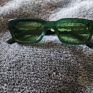 The AKILA X s.k manor hill Green Sunglasses